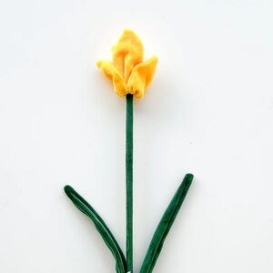 CJ HENDRY Yellow Tulip Plush Flower